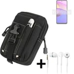 big Holster for Lenovo K14 Plus + earphones pouch sleeve belt bag cover case Out