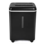 WOLVERINE 8-Sheet Super Micro Cut High Security Level P-5 Ultra Quiet Paper/Credit Card Home Office Shredder with 17-Litre Pullout Waste Bin SD9101 (Black)