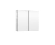 Choice spegelskåp med två dörrar 65,5x16x75 cm högblank vit Eluttag Höger