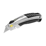 Stanley Dynagrip Instant Change Knife 0 10 788 & Fatmax 2-11-700 Knife Blade in Dispenser, Silver, Set of 10 Pieces