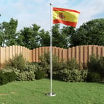 vidaXL Spaniens flagga 90x150 cm 146061