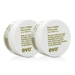 2-Pack Evo Hair Box Of Bollox Texture Paste 90g
