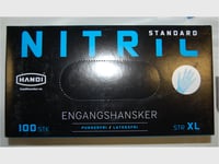 HANDI NITRIL ENGANGSHANSKER 100stk