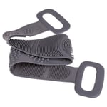 Ryggskrubbare Silikon - Massage Scrubber grå