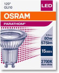 OSRAM Ampoule Parathom PAR16 80 120° 6.9W 575LM GU10 2700K Blanc Chaud