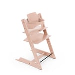 STOKKE® Tripp Trapp® Matstol bok Serene Pink inkl. Babyset V2 Serene Pink