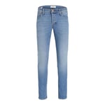 Jack & Jones Blue Jeans Slim Fit Button Fastening Denim Pants for Men 28W to 36W