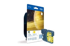 Brother LC-1100Y Inkjet Cartridge, Standard Yield, Yellow, Brother Genuine Supplies