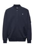 Double-Knit Bomber Jacket Bomberjacka Jacka Blue Polo Ralph Lauren