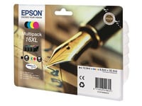Epson 16XL Multipack, svart/gul/cyan/magenta