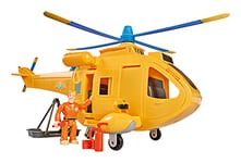 Simba - Sam le Pompier - Hélicoptère Wallaby 2 - Fonctions Sonores et Lumineuses - 1 Figurine + Accessoires Inclus - 109251002038