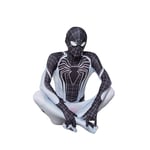LINLIN Kids Adults PS4 Spider Man Costume Cosplay Negative Space Suit Fancy Dress Bodysuit Role Play Performance Clothing Jumpsuit Lycra Spandex,Kids/L 125~135cm