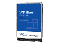 WD Blue WD5000LPVX - Disque dur - 500 Go - interne - 2.5" - SATA 6Gb/s - 5400 tours/min - mémoire tampon : 8 Mo