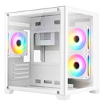 [Clearance] AWD X= Apeiron White Gaming Case 3 x RGB Fan + 6 Port Hub
