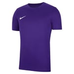 Nike Park VII Jersey SS Maillot Homme, Court Purple/White, FR : M (Taille Fabricant : M)
