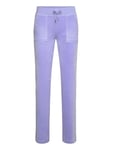 Del Ray Classic Velour Pant Pocket Design Purple Juicy Couture