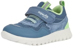 Superfit Sport7 Mini Sneaker, Blue Light Green 8000, 4.5 UK Child