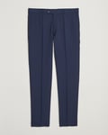 Oscar Jacobson Denz Wool Blend Trousers Navy