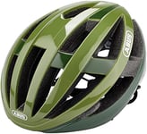 ABUS Viantor Racing Bike Helmet - Sporty Bicycle Helmet for Beginners - for Women and Men - Green, Size L