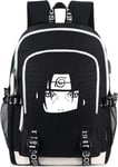 Anime Naruto Sac ¿¿ dos lumineux pour ordinateur portable avec port de charge USB et port pour casque