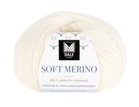 House of Yarn Soft Merino - Hvit Frg: 3001