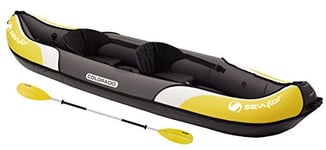 Sevylor Colorado Stable and Comfortable Inflatable Kayak with Paddle Ideal for Lakes or Sea Shores, Two Person