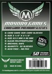 50 x Mayday Games Premium Clear Standard Card Sleeves (63.5mm x 88mm)