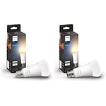 Philips Hue New White Ambiance Smart Light Bulb 100W - 1600 Lumen [E27 Edison Screw] & White Ambiance Single Smart Bulb LED [B22 Bayonet Cap] - 1600 Lumens (100W Equivalent)