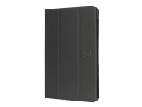 Tucano GALA Folio - Vikbart fodral för surfplatta - eco-läder - svart - för Samsung Galaxy Tab S6 Lite