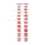 Love'n Layer Funky Sparkle Red Självhäftande nagellack