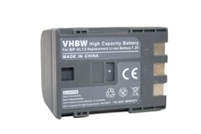 vhbw Li-Ion batterie 1200mAh (7.2V) pour caméraVideo Canon IXY DV3 comme BP-2L, BP-2L12, BP-2L14.