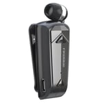 FINEBLUE Lavalier Bluetooth Headset med Clip-On Mikrofon - Sort