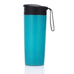 MAGIC SUCTION MUG Classic No Knock Spill Travel Coffee Cup for All Mighty Hikes (Blue)