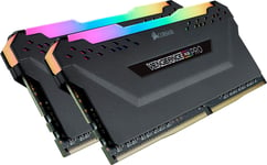 Corsair Vengeance RGB PRO 16 GB (2 x 8 GB) DDR4 2666 MHz C16 XMP 2.0 Enthusiast RGB LED Illuminated Memory Kit - Black