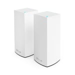 Linksys Atlas 6 Whole Home Mesh WiFi 6 System - Dual Band AX3000 Wireless Router - WiFi Extender with up to 3.0 Gbps Speed, 4x Faster for 50+ Devices & 4,000 sq ft - 2 Pack, White