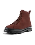 Camper Women's Brutus K400737 Ankle Boot, Burgundy, 8 UK