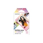 instax mini instant film, Macaron border, 10 shot pack, suitable for all instax mini cameras and printers