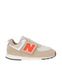 New Balance Boys Boy's Infant 574v1 Trainers in Beige Leather (archived) - Size UK 9 Kids