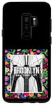 Galaxy S9+ Enjoy Cool Floral Brooklyn Bridge New York City USA Skyline Case