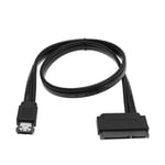Power ESATA Cable 5V eSATAp ESATA USB 2.0 Combo to 22 Pin SATA Cable 50cm