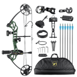 Topoint Compound Bow Starting 28 Rotating Mod Kit 28"- 19-70lbs RH Grön