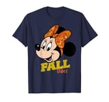 Disney Minnie Mouse Fall Vibes Autumn Leaves T-Shirt