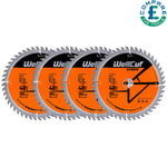 TCT Saw Blade 165mm x 48T x 20mm Bore For DWS520,DCS520,GKT55 Pack of 4