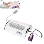 MISS YOU 4 IN 1 Multifunctional Nail Salon Machine, Electric Nail Drill 54W Nail Dryer Manicure Pen Nail Dryer Nail Salon Dust Extraction LED Lights