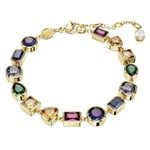 Swarovski armbånd Stilla bracelet Mixed cuts, Multicolored, Gold-tone plated - 5662925