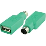 Adapter PS/2 ha till USB ho för möss & tangentbord