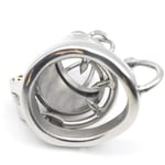 ZYF Men's Short Stainless Steel Anti Falling Version Chastity Lock Cb6000s Arc-shaped Belt Hook Snap Ring C271-1 (Size : 40 mm)