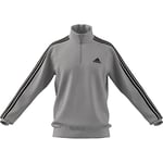 adidas Men Essentials Fleece 3-Stripes 1/4-Zip Sweatshirt, XS