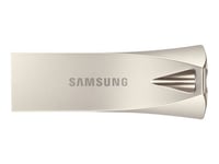 Samsung BAR Plus MUF-256BE3 - Clé USB - 256 Go - USB 3.1 Gen 1 - champagne d'argent