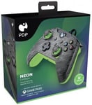 PDP Wired Controller Electric Carbon & Green Compatible With Xbox One / Xbox X
